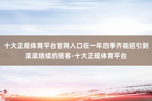 十大正规体育平台官网入口在一年四季齐能招引到滚滚络续的搭客-